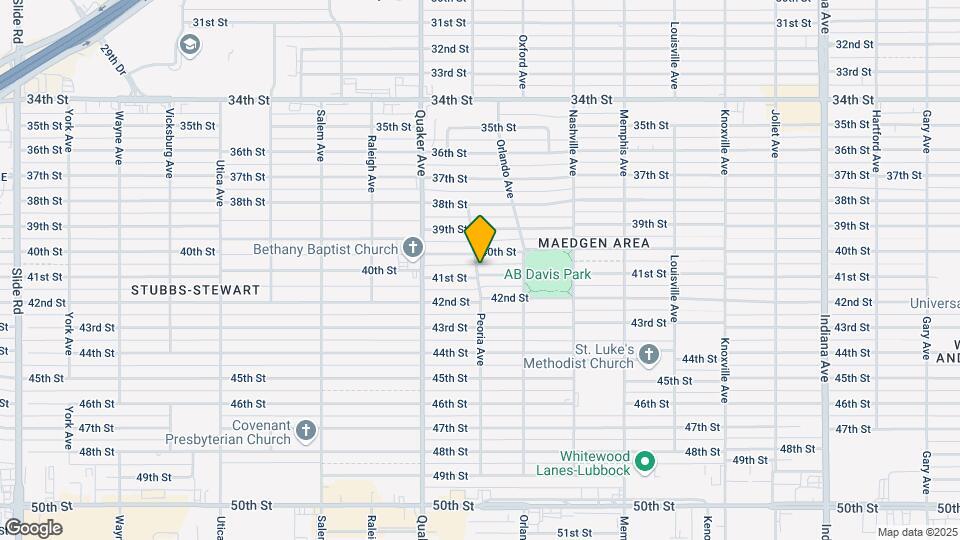 4218 41st St Map and Location Details