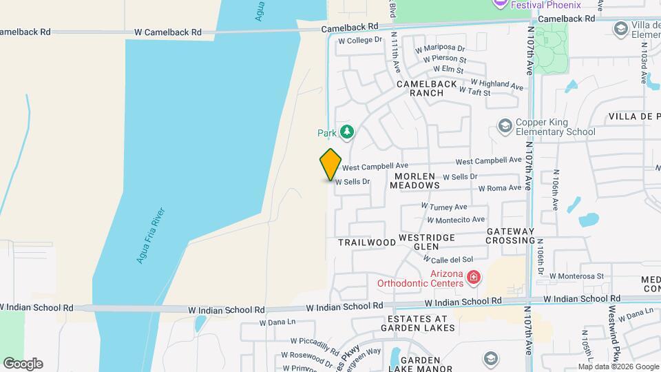 4416 N 113th Dr Map and Location Details