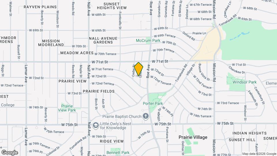 7228 Linden St Map and Location Details