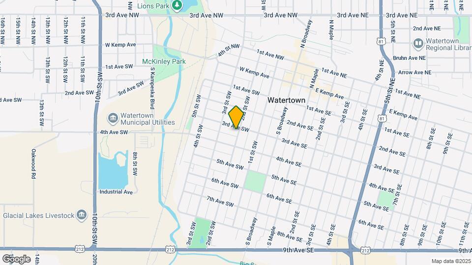 307-309 2nd St SW Map and Location Details
