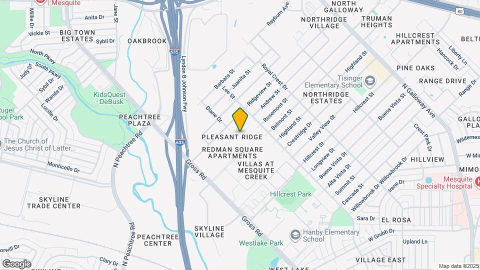 1208 Redman Ave Map and Location Details