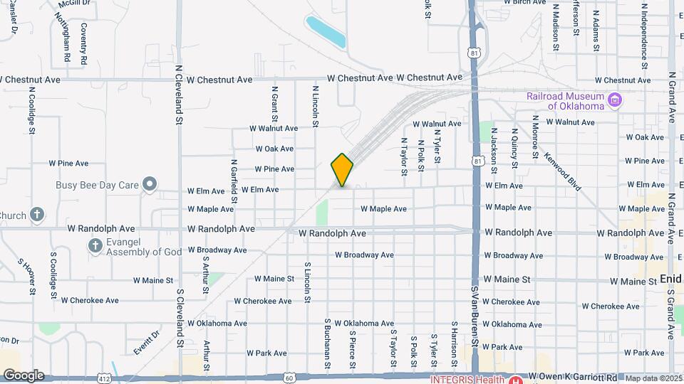 1613 W Elm Ave Map and Location Details