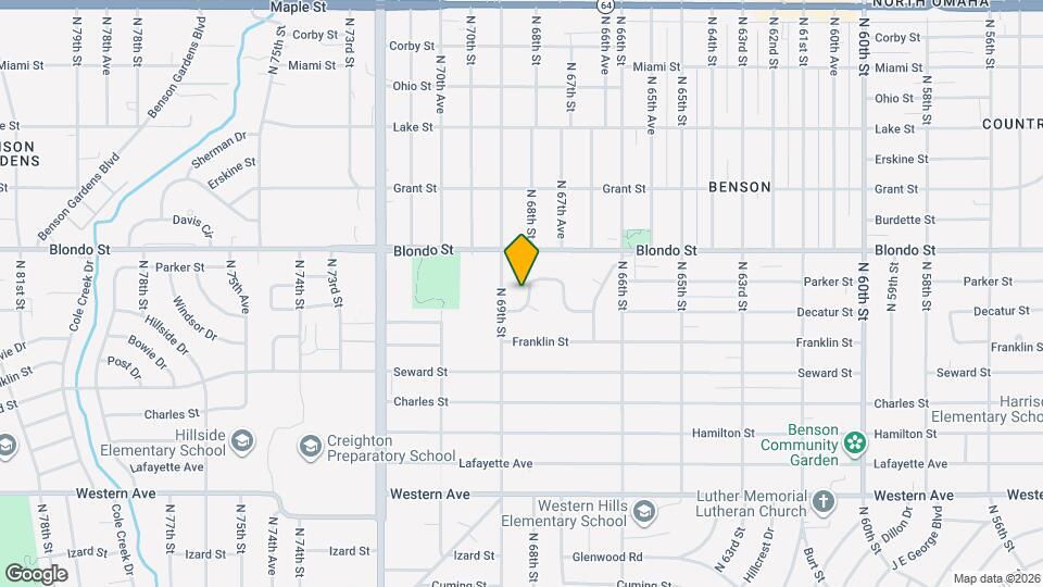 6666 N Decatur St Map and Location Details