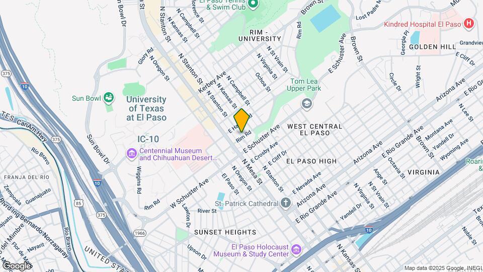 1800 N Stanton St Map and Location Details