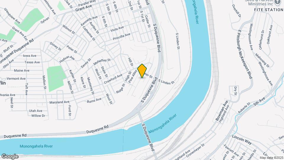 922 Oak St Map and Location Details