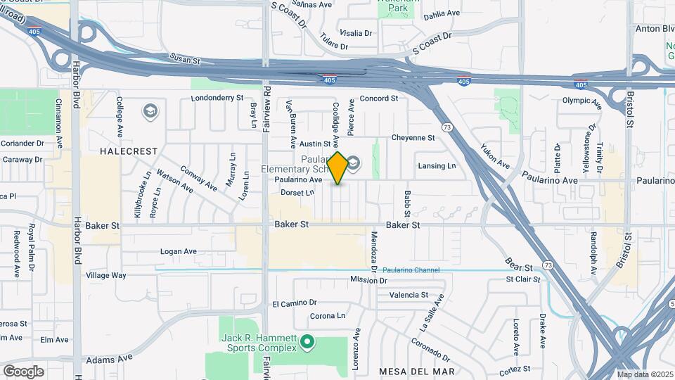 3036 Coolidge Ave Map and Location Details