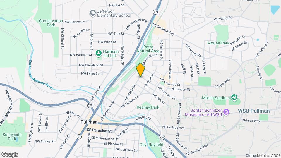 405 NE Campus St, Unit 4 Map and Location Details