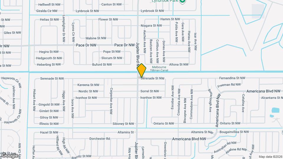 890 Serenade St NW Map and Location Details