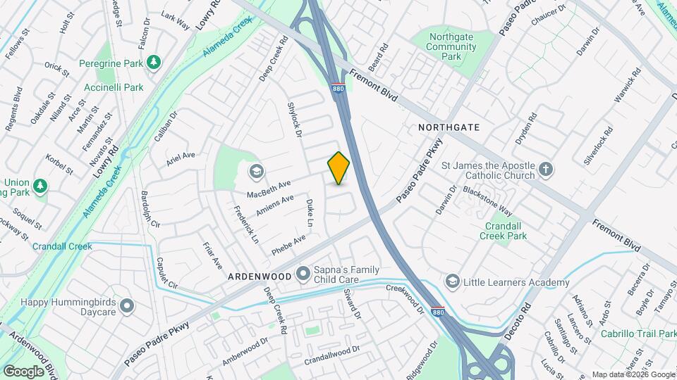 4603 Donalbain Cir Map and Location Details