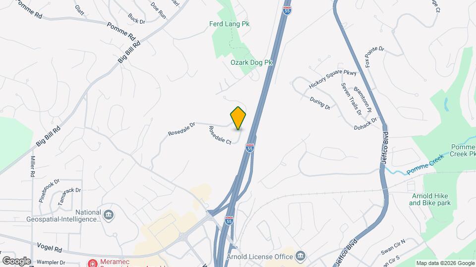 2015 Rosedale Ct Map and Location Details