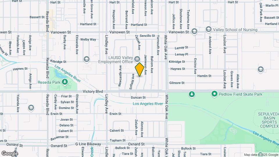 6471 Zelzah Ave, Unit 1 Map and Location Details