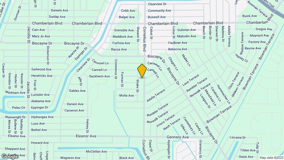 1267 Cornelius Blvd Map and Location Details