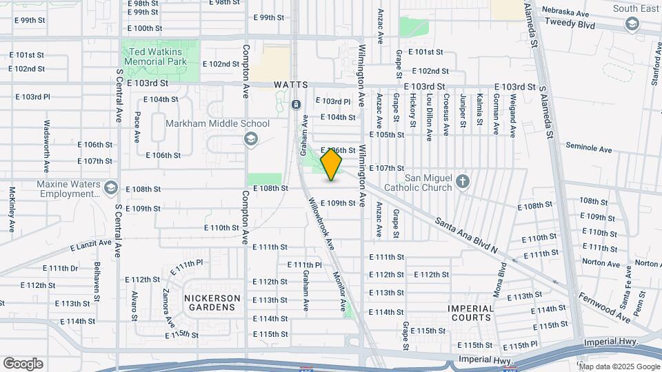 1775 E 108th St Map and Location Details