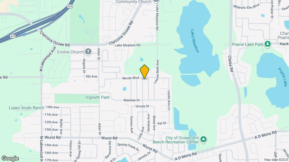 2009 Lady Ave Map and Location Details