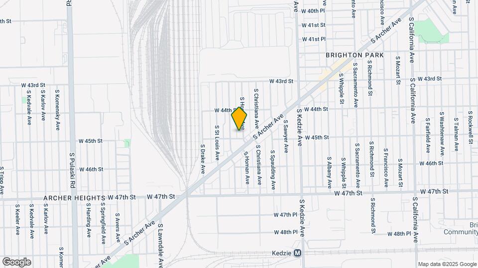 4450 S Homan Ave, Unit 1 Map and Location Details