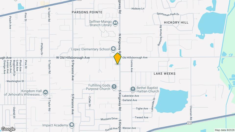 205 S Kingsway Rd Mapa y Detalles de la Ubicación