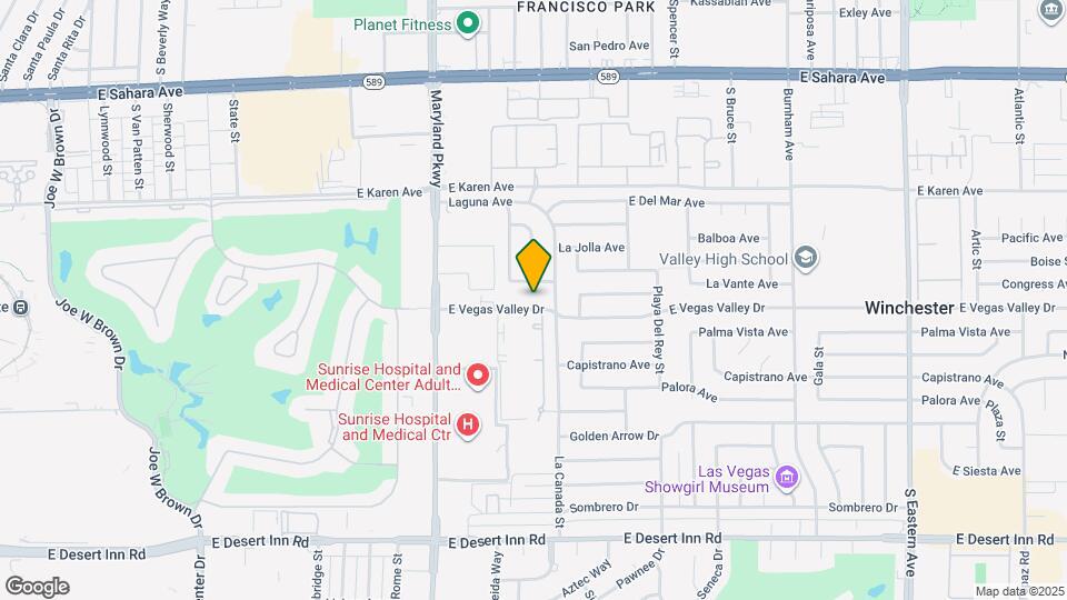 1440 E Vegas Valley Dr Mapa y Detalles de la Ubicación