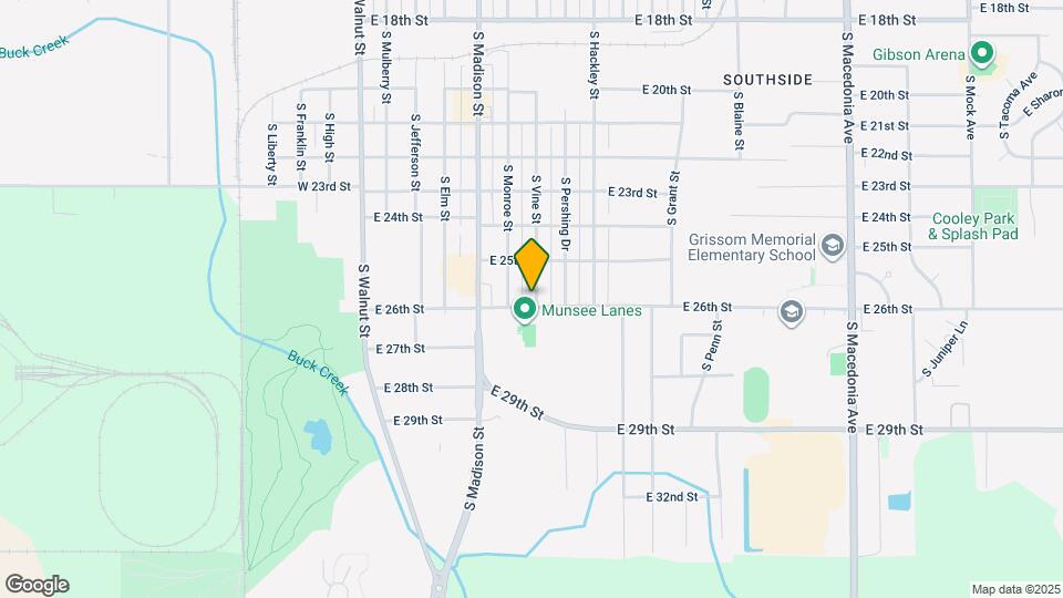 3219 S Vine St Map and Location Details