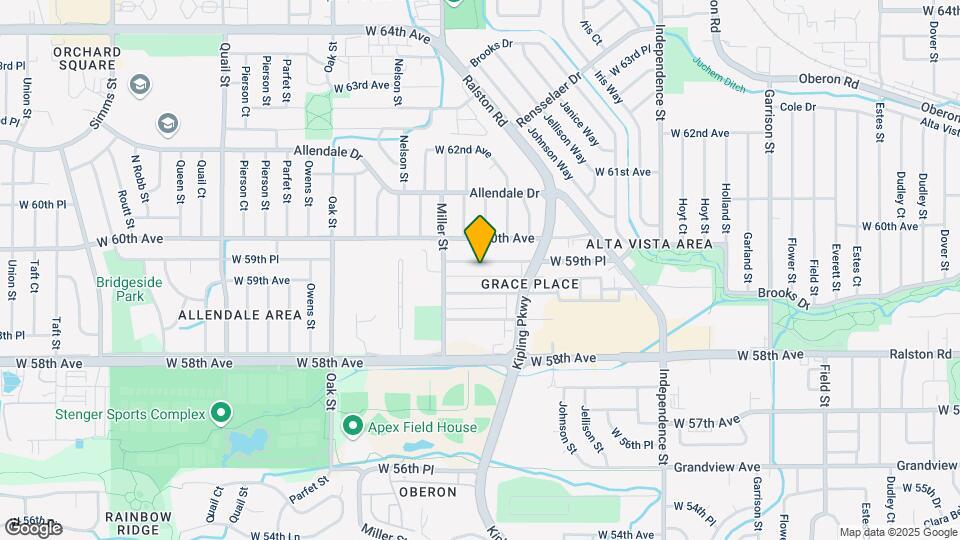 10306 W 59th Pl Mapa y Detalles de la Ubicación
