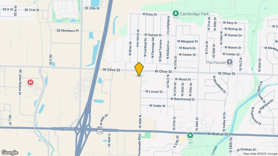 706 N 40th St Map and Location Details