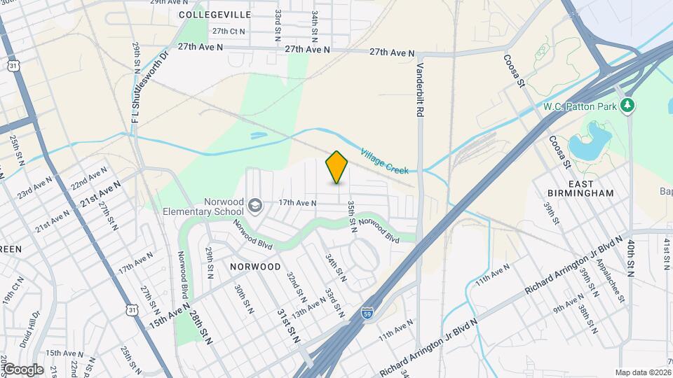 1720 34th Pl N Map and Location Details