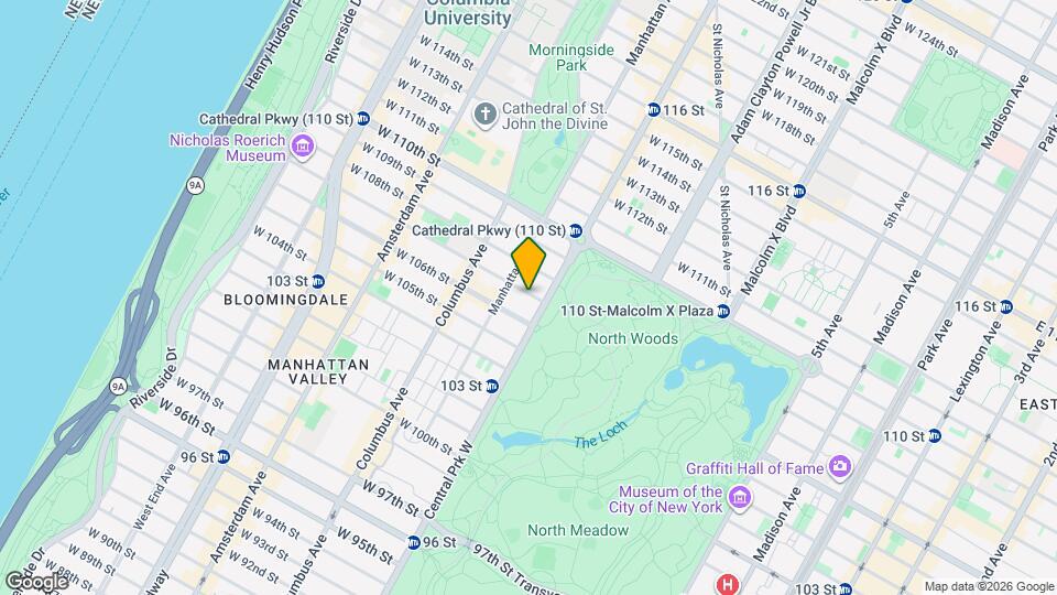 6 W 107th St, Unit 3C Map and Location Details
