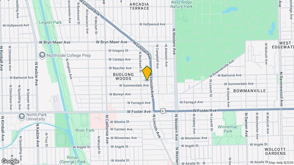 2540 W Summerdale Ave, Unit 3 Map and Location Details
