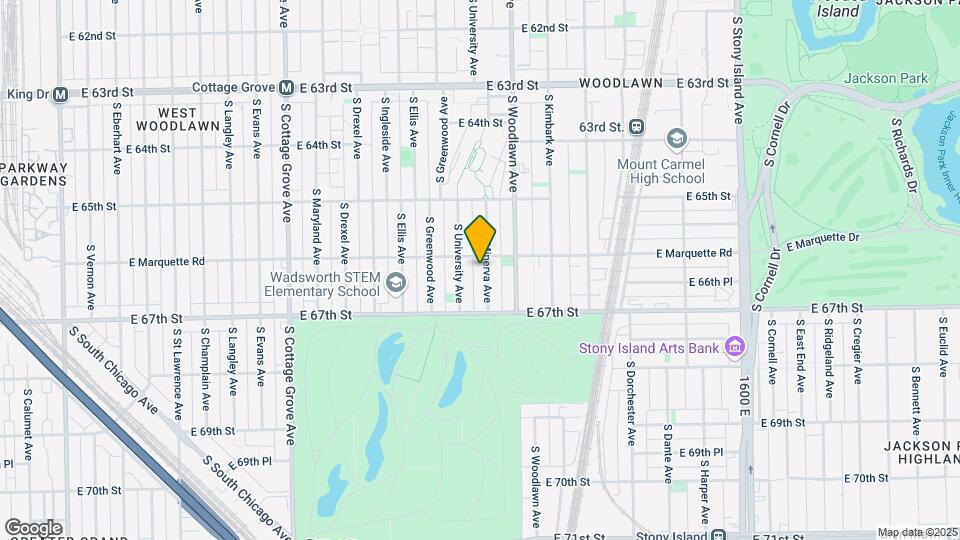 6610 S Minerva Ave, Unit 1 Map and Location Details