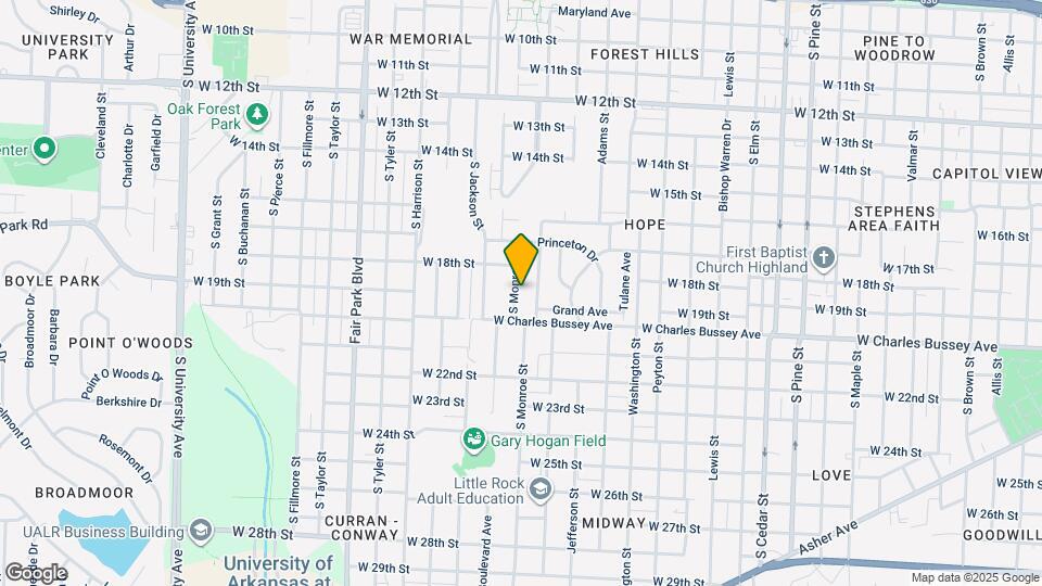 1819 S Monroe St Map and Location Details