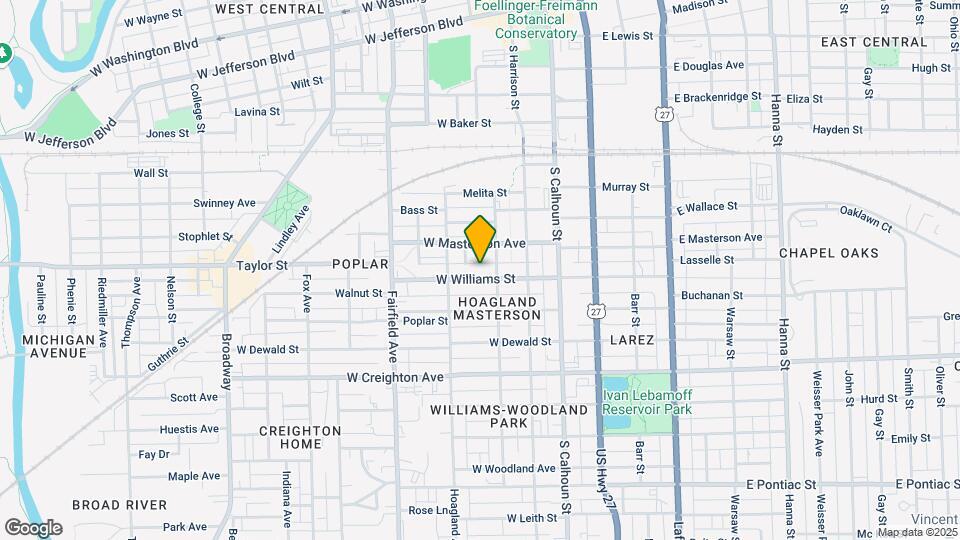 316 W Williams St Map and Location Details