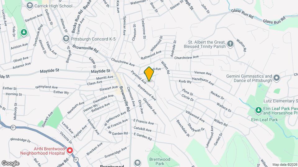 3011 Pyramid Ave Map and Location Details