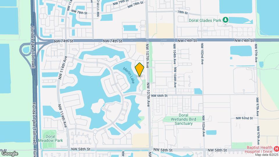 6834 NW 107th Pl Map and Location Details