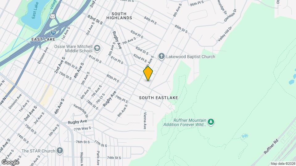 8106 9th Ave S Map and Location Details