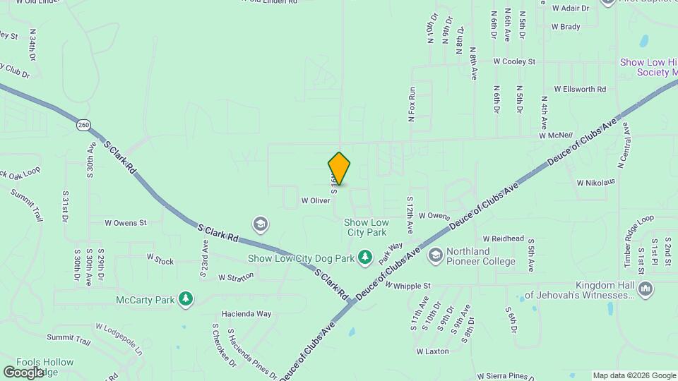 271 S 16th Ave Map and Location Details