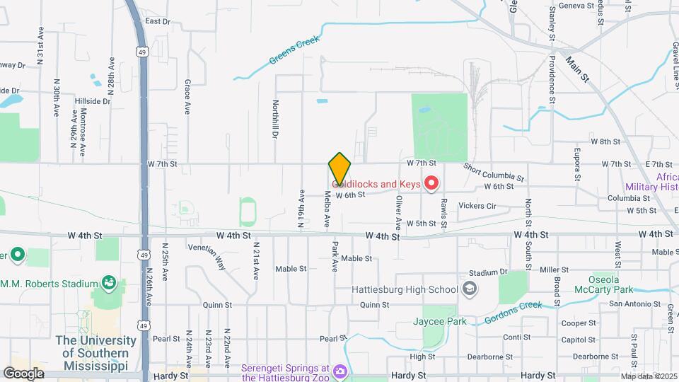 937 W 6th St Map and Location Details