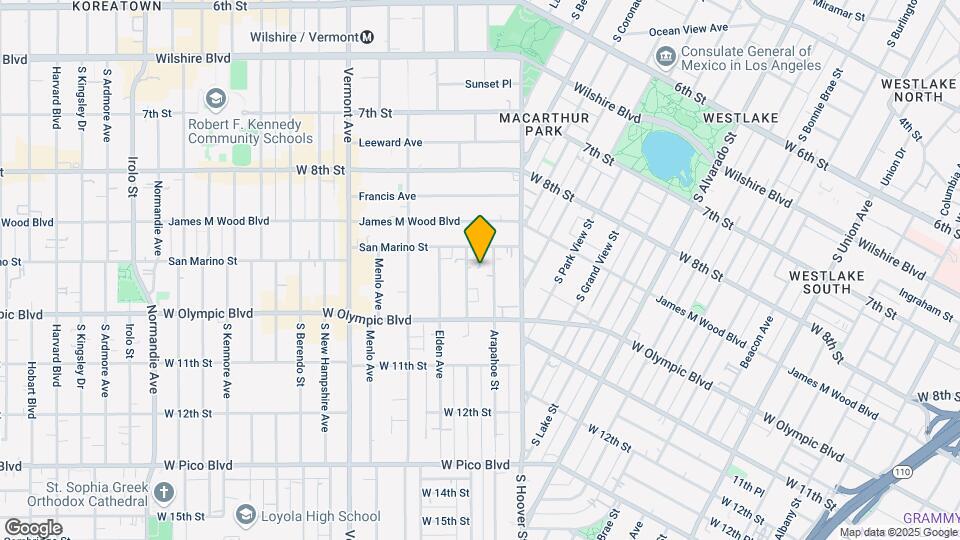 950 Magnolia Ave Map and Location Details