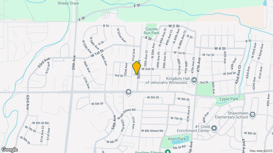 267 50th Ave Pl Map and Location Details