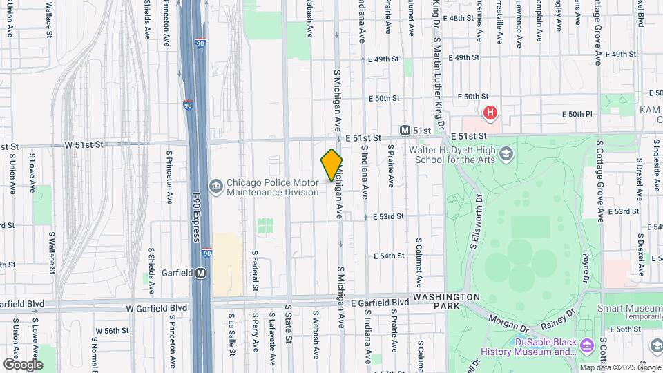 5172 S Michigan Ave, Unit 1 Map and Location Details