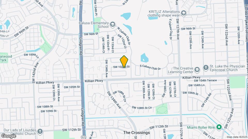 13261 SW 102nd Terrace Map and Location Details