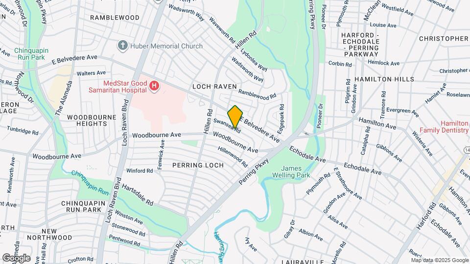 1909 Swansea Rd Map and Location Details