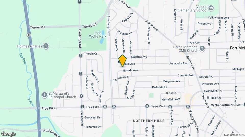 4613 Nevada Ave Mapa y Detalles de la Ubicación