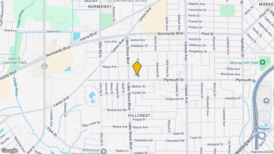 1178 Comanche St, Unit 1 Map and Location Details