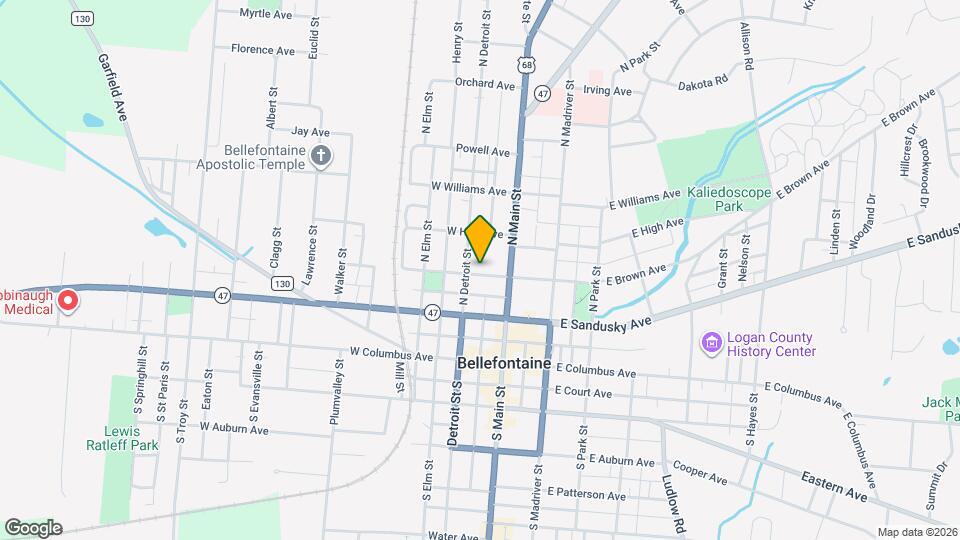 120 W Brown Ave Map and Location Details