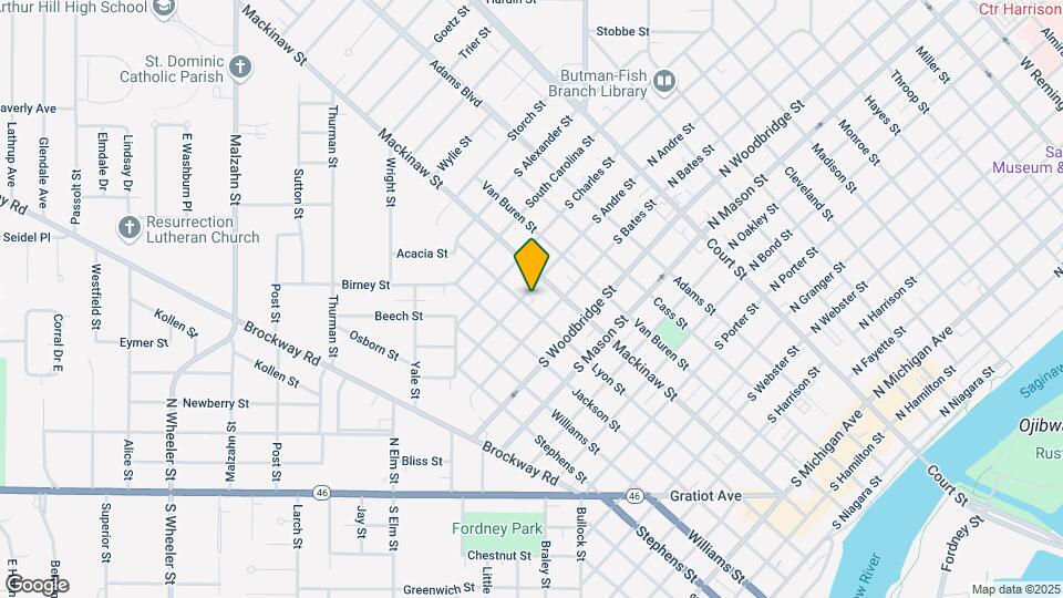 520 S Andre St Map and Location Details