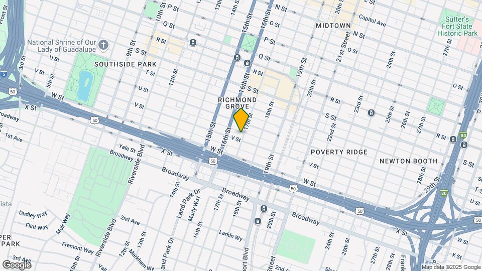 2126 17th St Map and Location Details