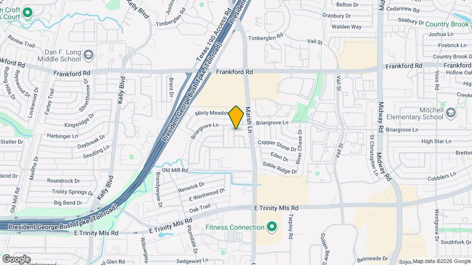 17744 Knollmeadow Ln Map and Location Details