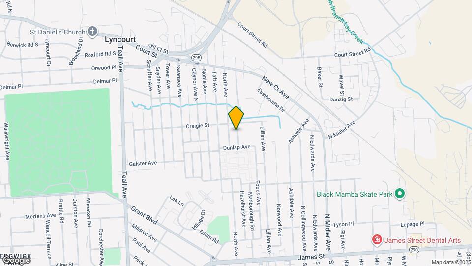 415 Hazelhurst Ave Map and Location Details