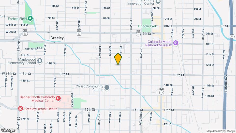 1207 12th Ave Map and Location Details