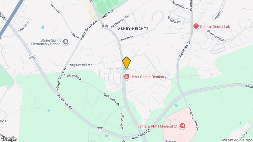 1198 Rosedale Dr Map and Location Details