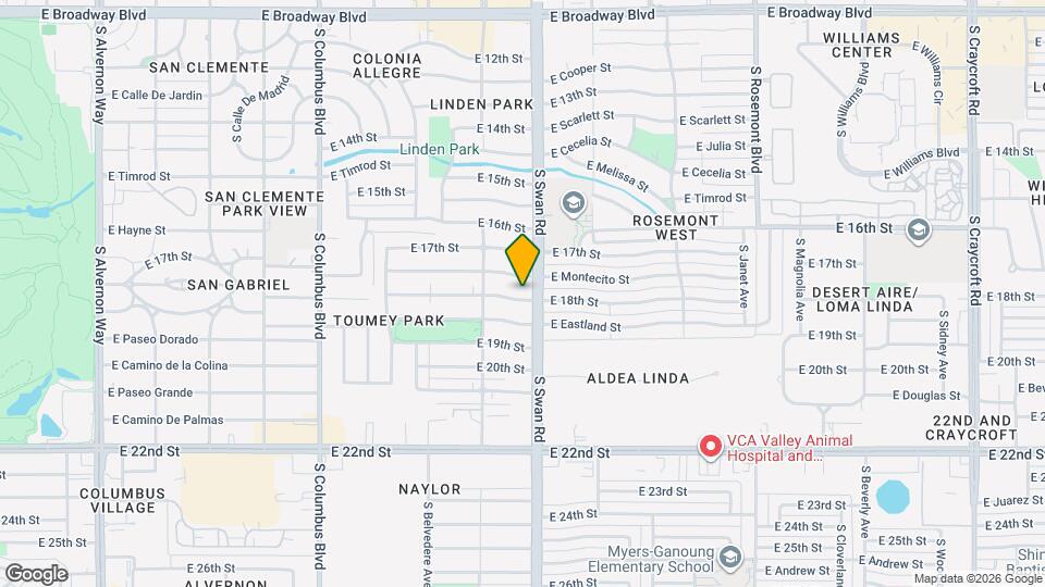 4641 E 18th St Map and Location Details